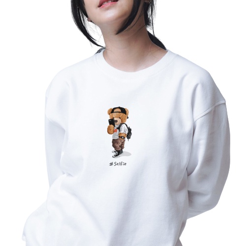 Jaket Sweater Crewneck PW WHITE SERIES – Fashion Trendy Casual Unisex Good Brand Quality 99% Realpict