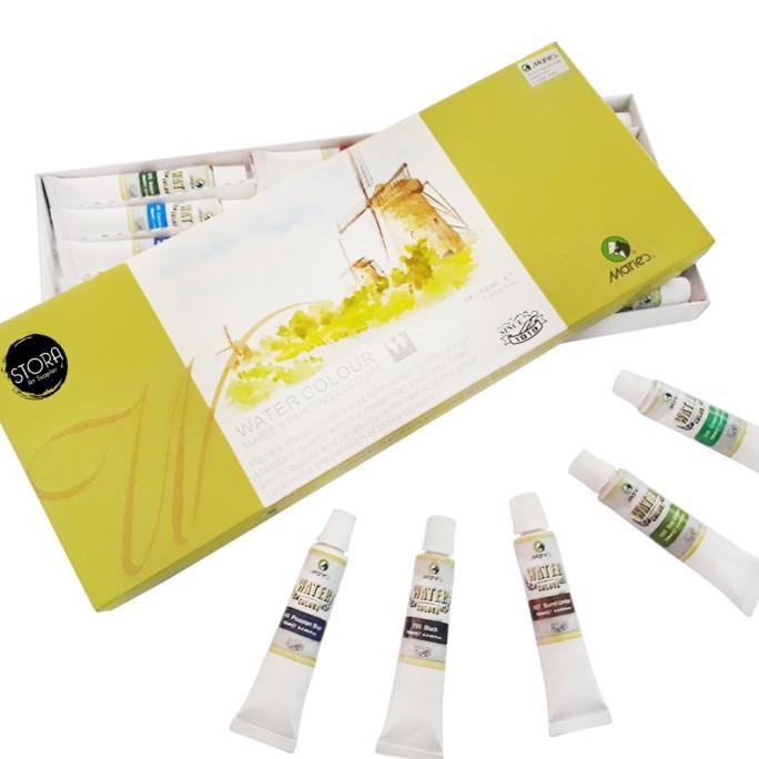 

TERBARU MARIES WATERCOLOR SET TYPE 1338 12ML 18 WARNA PERALATAN MELUKIS ART SET MENGGAMBAR