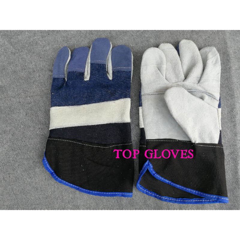 Fitter Gloves - Sarung Tangan Kulit Kombinasi Murah - Split Cowhide - Sarung Tangan Proyek