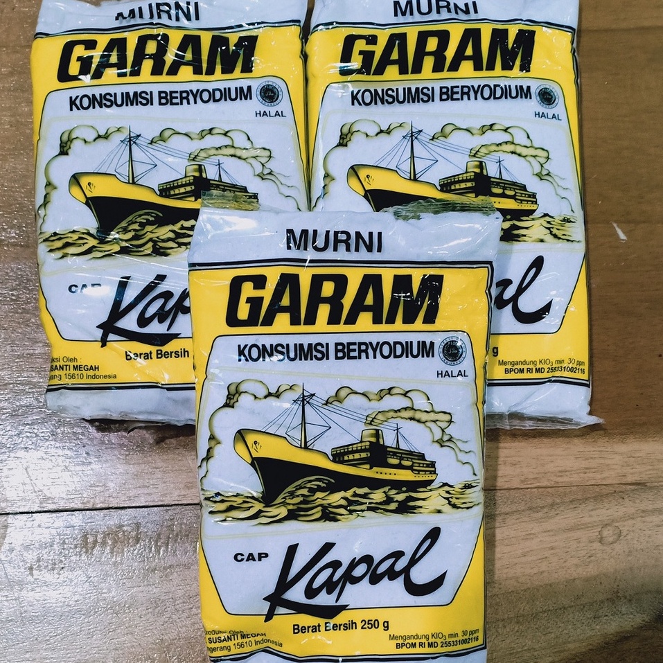 Garam Dapur cap Kapal 250 gr