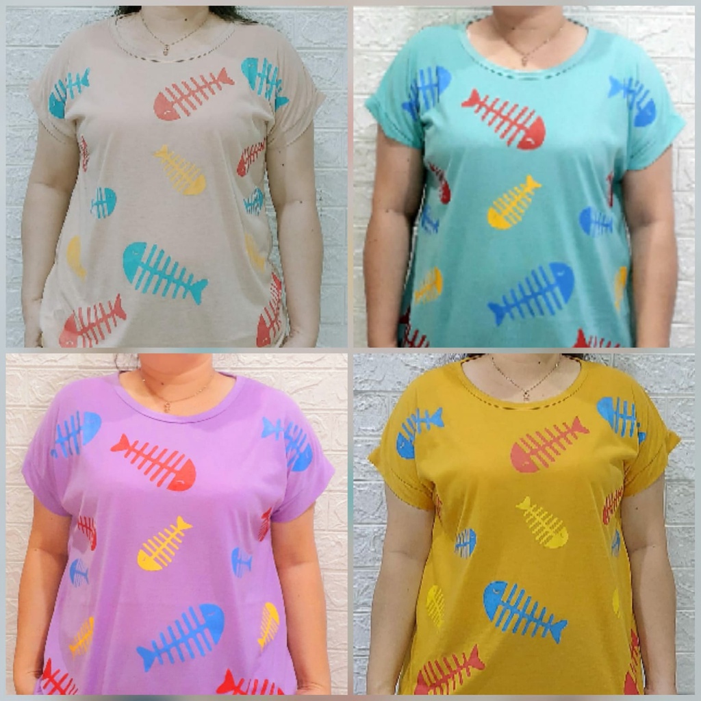 COD!KAOS WANITA UKURAN JUMBO MOTIF TULKAN/KAOS SUPER JUMBO HARGA MURAH MERIAH/KAOS WANITA TERBARU