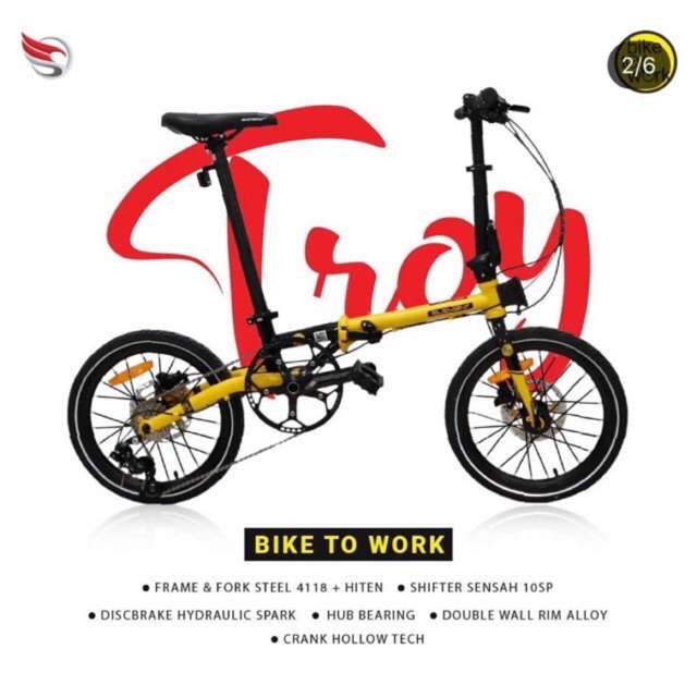 SEPEDA LIPAT ELEMENT TROY X BIKE TO WORK