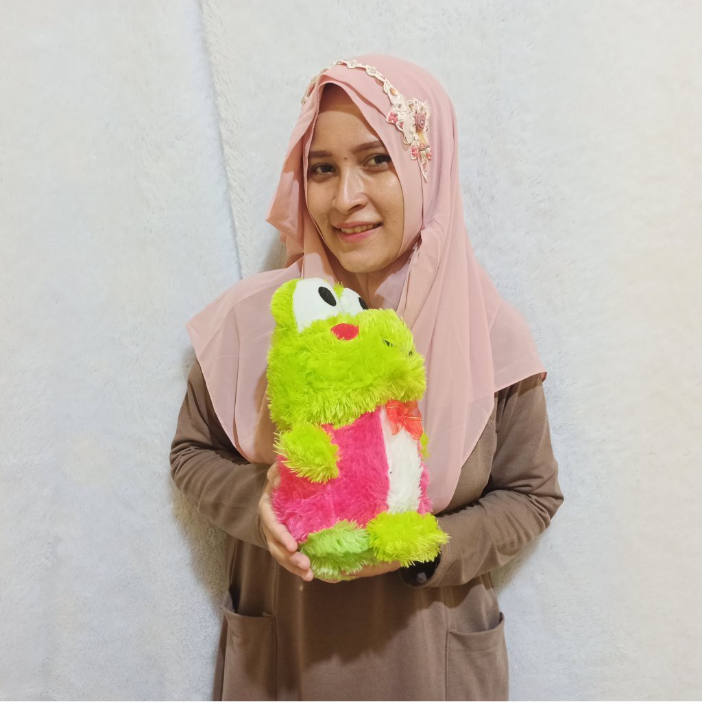 Boneka keropi bulu SIZE S MURAH