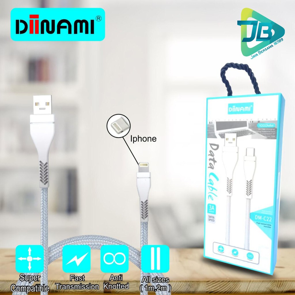 BM081 C22 DIINAMI KABEL DATA CHARGER ORIGINAL READY MICRO TIPE C USB 1 2 3 METER 3AMPER JB2477