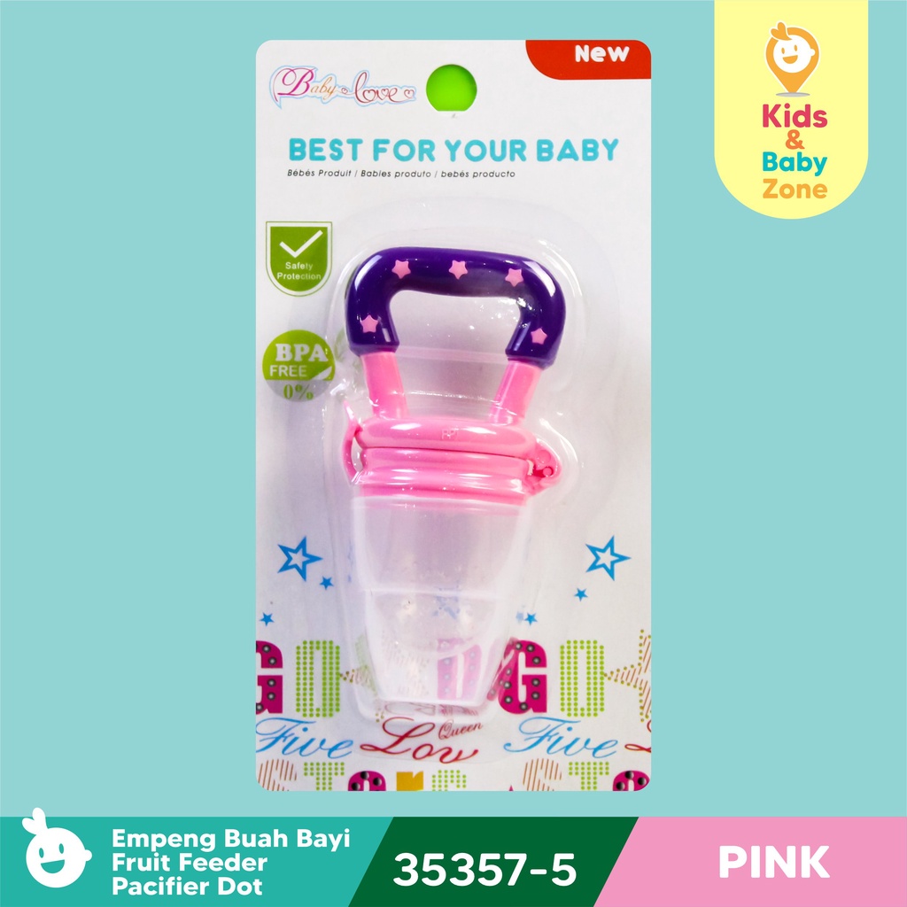 Bebehome Empeng Buah Sayuran Bayi Lucu Baby Fruit And Food Feeder-PINK