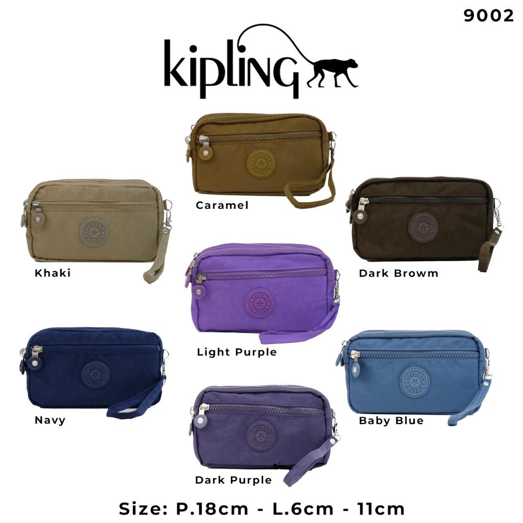 tempat hp dompet kipling polos small wallet 9002