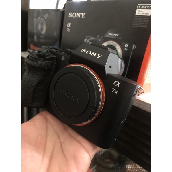 sony a7 mark ii  fulframe body only fulset box normal 100%