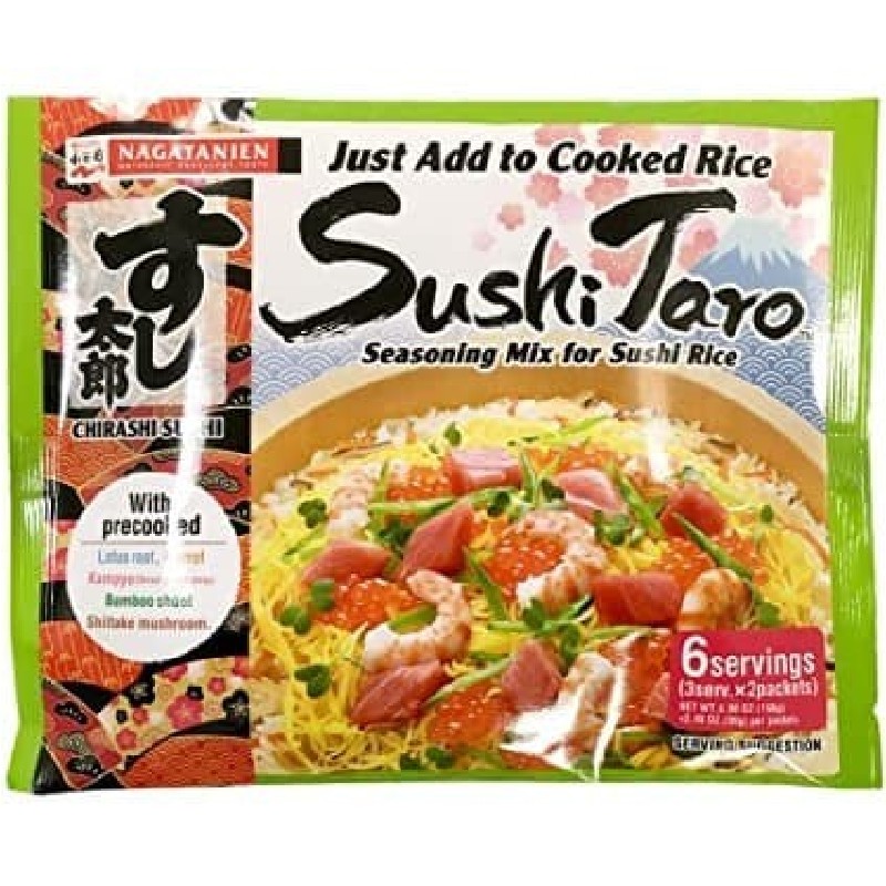 Bumbu NAGATANIEN Sushi Taro Seasoning Mix For Sushi Rice 198 Gram