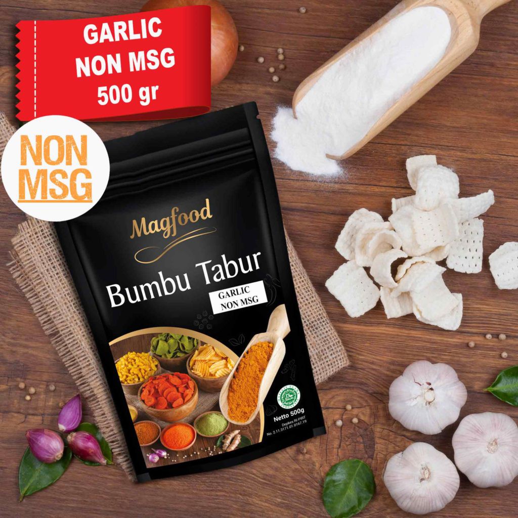 Jual Magfood Bumbu Tabur Rasa Garlic Non Msg 500 Gram Shopee Indonesia