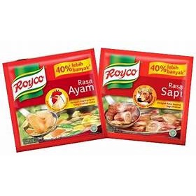 

Bumbu Penyedap ROYCO Ayam / Sapi 8gr - 1 Renceng (12 Sachet)