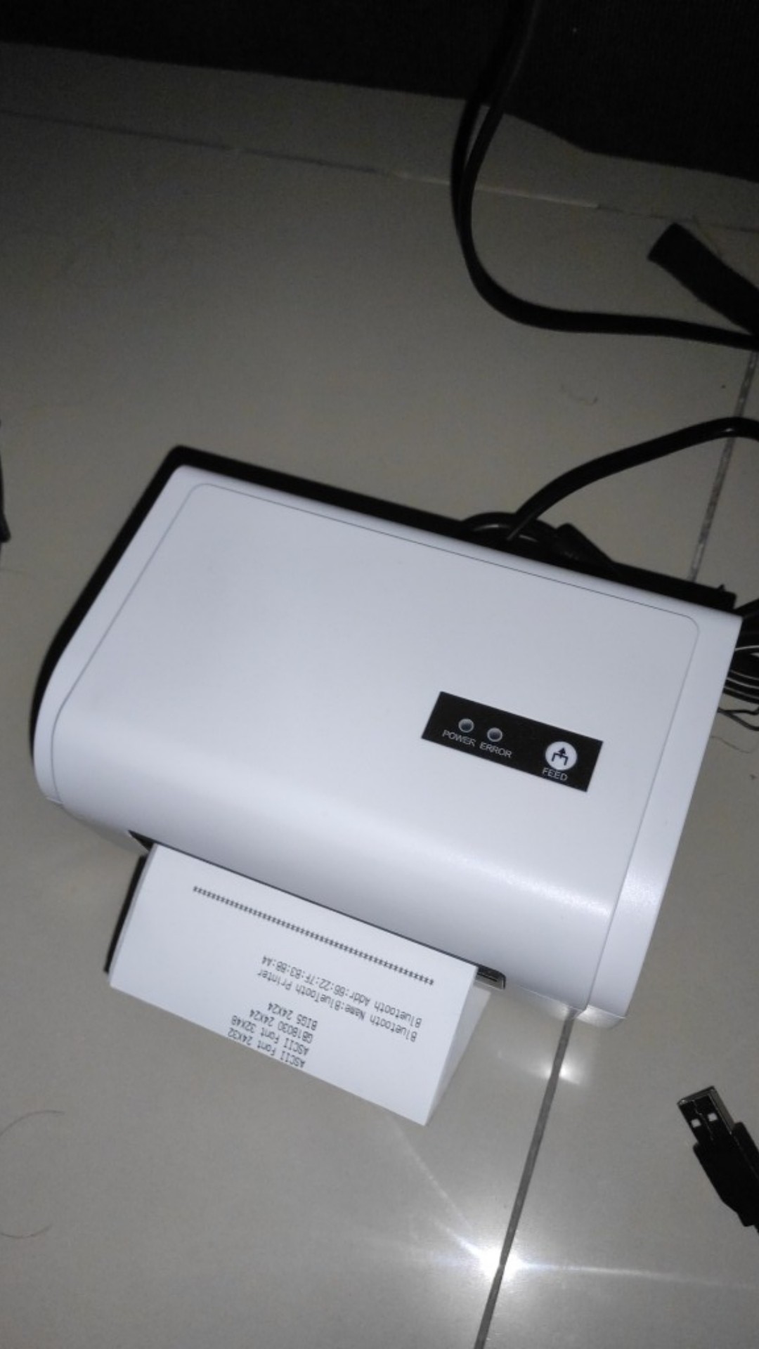 Printer Thermal Receipt Label Barcode 110mm Bluetooth USB