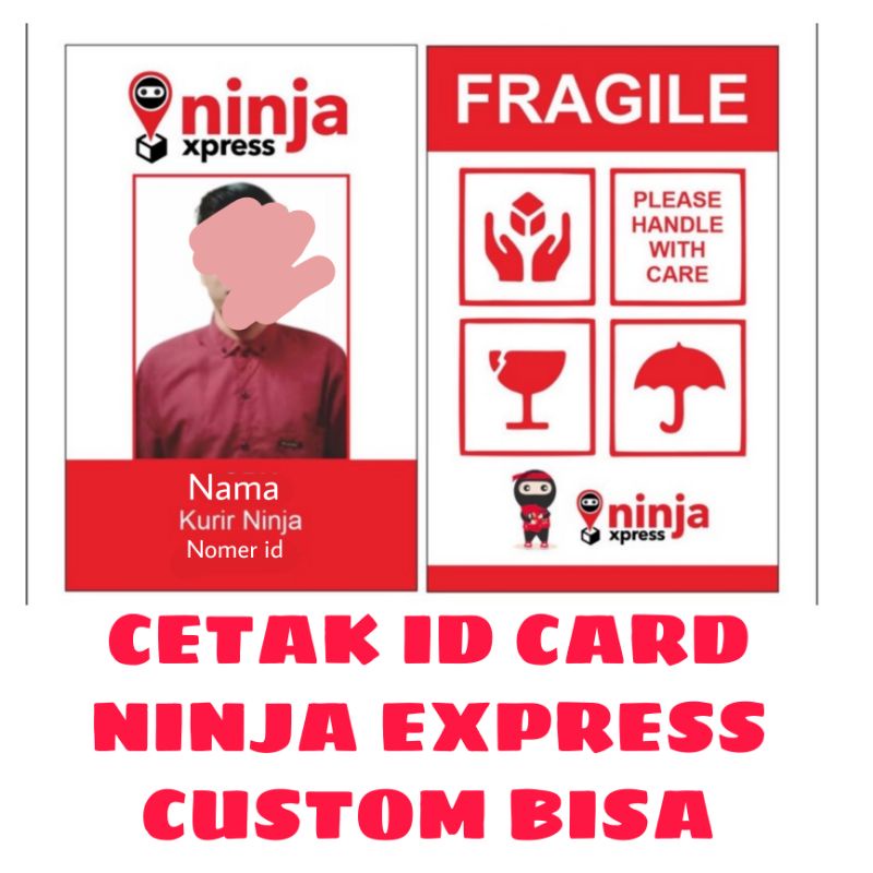 

cetak kartu idcard ninja express set tali holder kartu bisa satuan