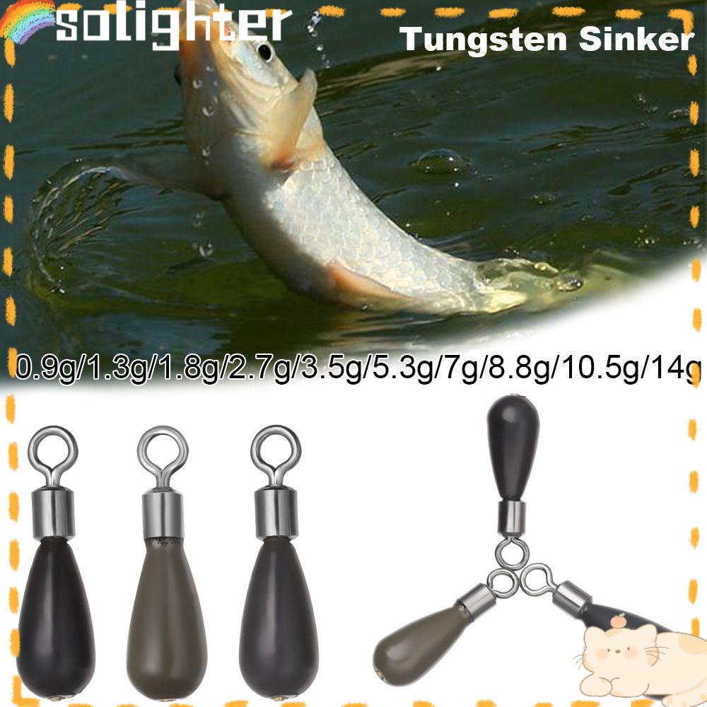 Solighter Sinker Pemberat Senar Pancing Bahan Tungsten Quick Release