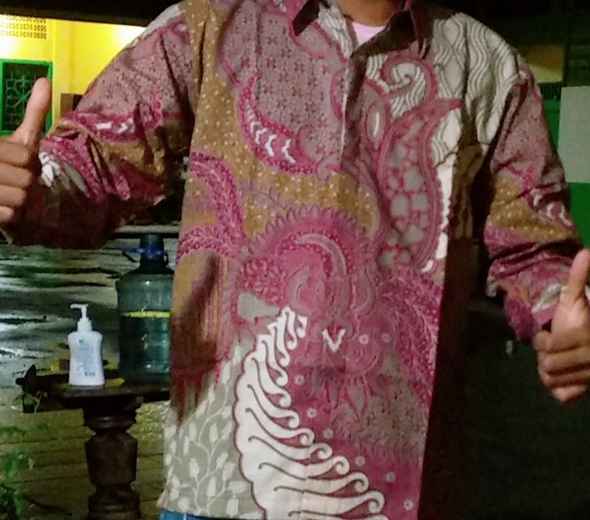 Batik Pria Opo Pink Full Furing Katun Halus Sragenan Size M-xxl Asli Solo