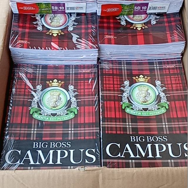 

BUKU TULIS BIG BOOS CAMPUS 50 Lembar (10 buku)