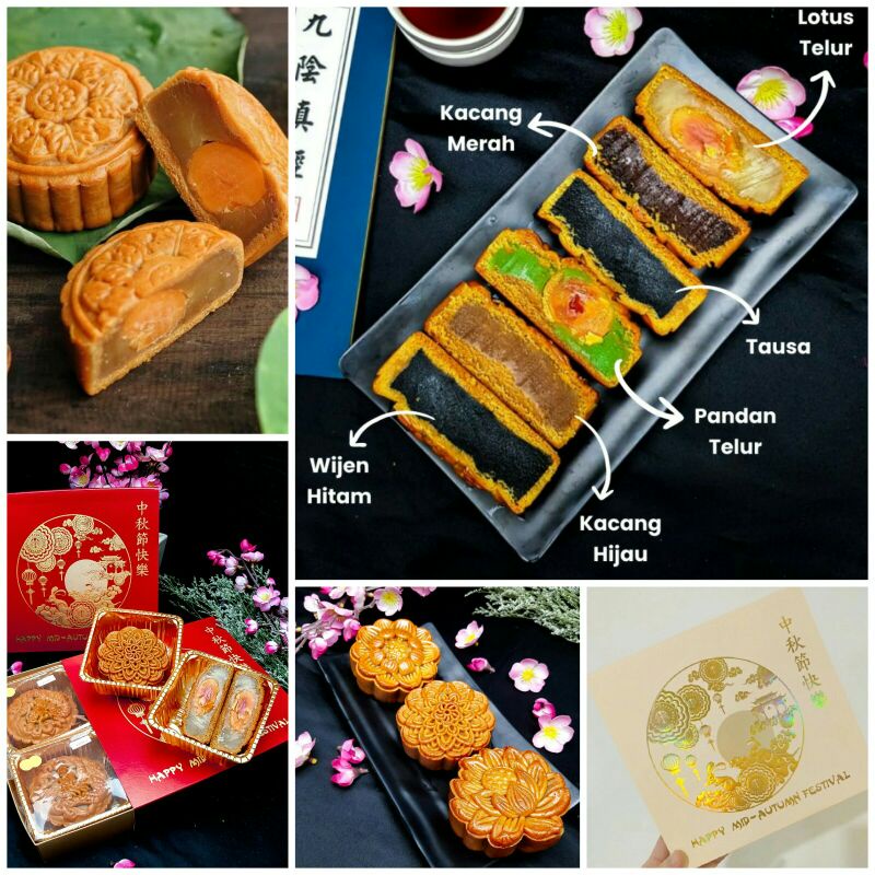 

Mooncake Home made telor asin tnpa pengawet HALAL! 1box isi 4 ada 6 rasa (bisa mix )