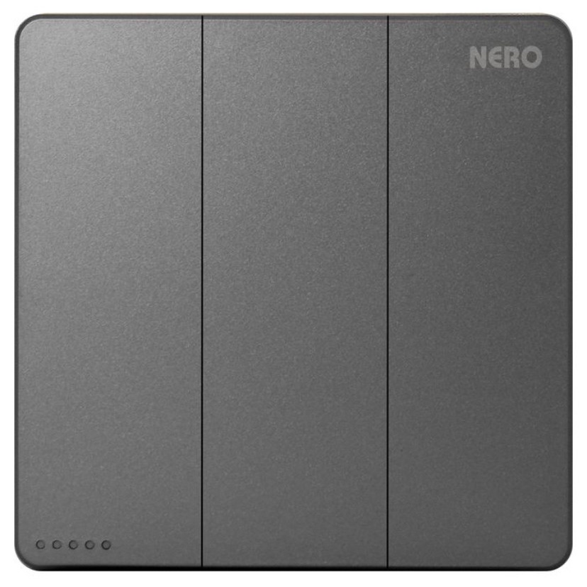 CASA Saklar Triple Grey - NERO CASA X2