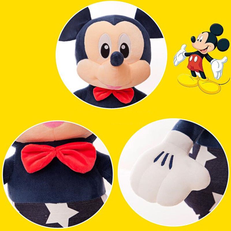 95cm Large Mainan Lovely Mickey Mouse Minnie Plush Toys Soft Stuffed Dolls Kids Plushes Gift Boneka