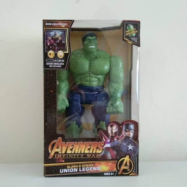 MAINAN ROBOT HULK AVENGERS - ANAK EDUKATIF - AVENGER EDUKASI