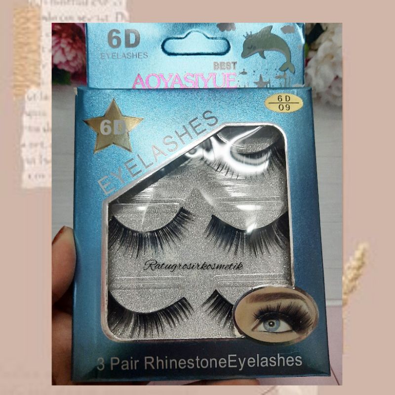 PROMO!!!BULU MATA AOYASIYUE 6D/8D NOTE BULU MATA PALSU EYELASH ISI 3