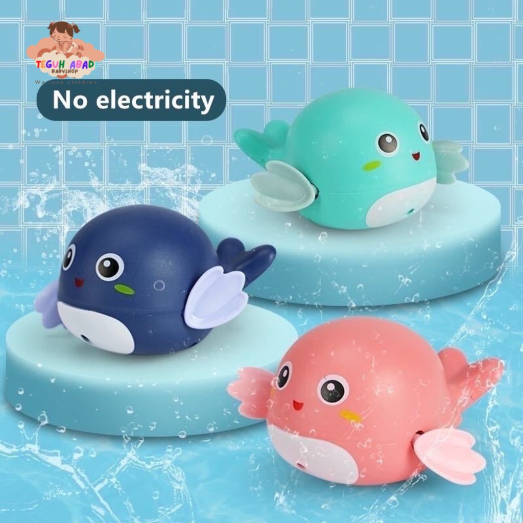 [TA] Baby Water Toys Dolphin Mainan Mandi Anak