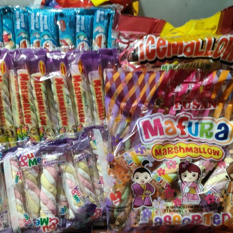 aneka marshmallow doraemon youka pusan mafura