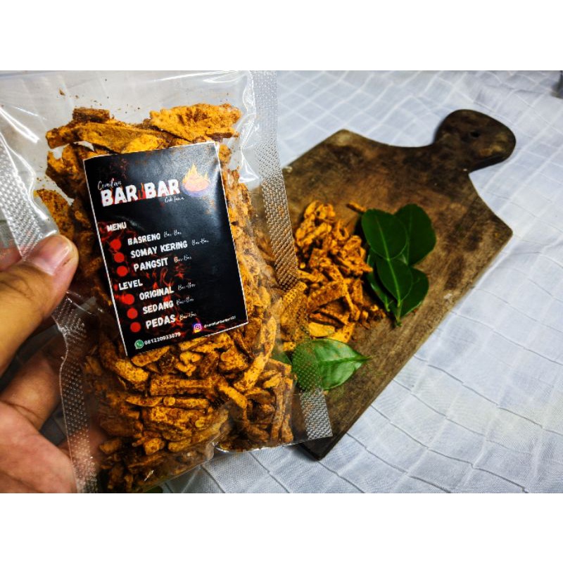 BASRENG Murah daun jeruk BAR-BAR PEDAS HOT, Hitz DAN KEKINIAN , cemilan-1