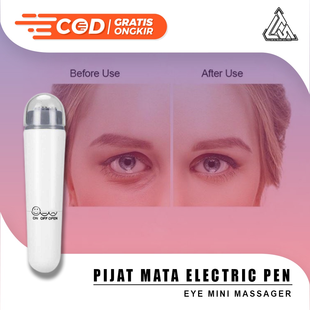 Alat Penghilang Kantung Mata Berkerut Pijat Mata Electric Pen Eye Mini Massager Anti Aging AM8