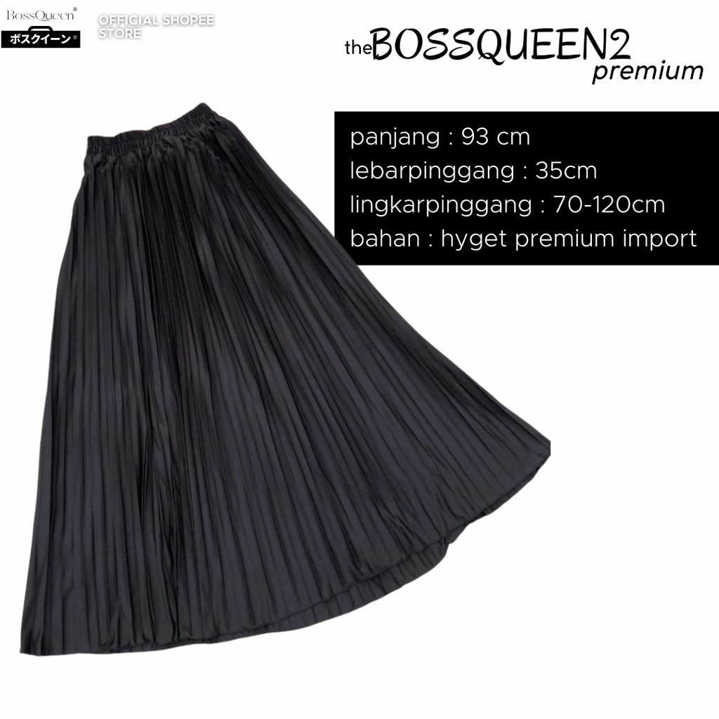 ROK PLISKET PREMIUM /ROK PANJANG MUSLIM/ROK HIGH QUALITY BY BOSSQUEEN2