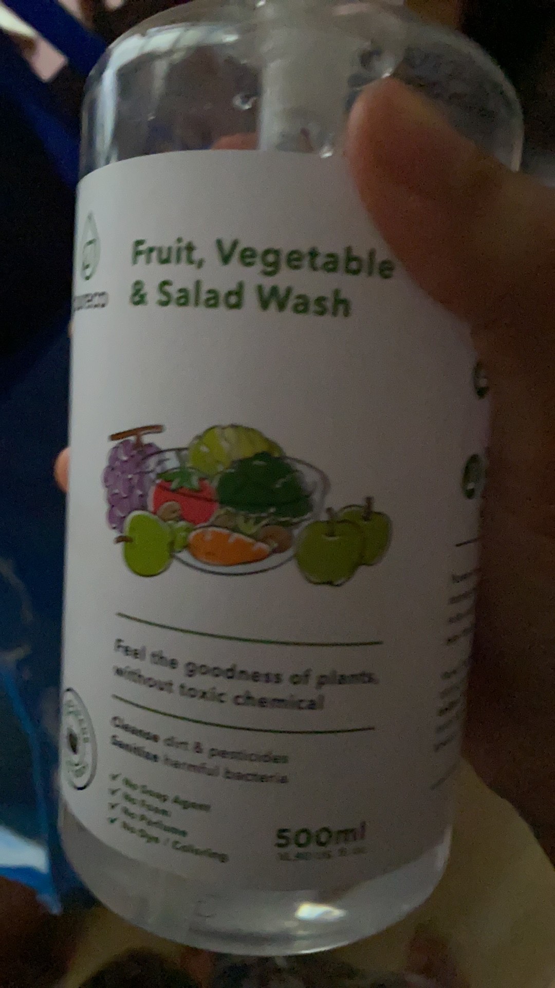 Pureco Liquid Dish Bottle Soap / Detergent /floor Cleaner /softerner / Fruit Veggie Salad 500ml