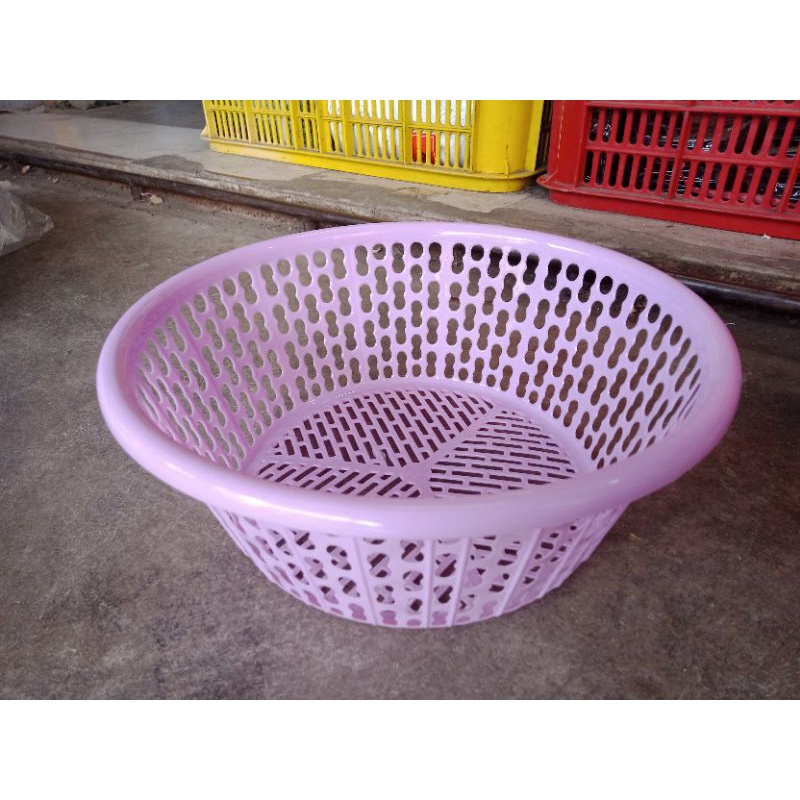 Wakul plastik warna besar / wakul pelangi