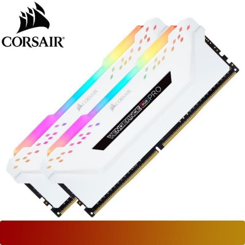 RAM Corsair DDR4 Vengeance RGB Pro PC25600 3200Mhz 32GB (2X16GB) - CMW32GX4M2E3200C16W