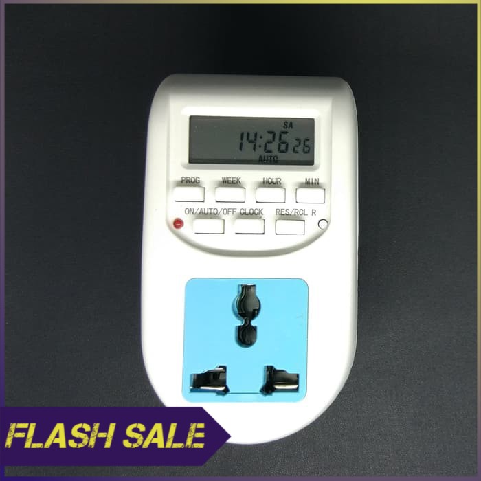 Elektronik Digital Timer Listrik   Stop Kontak Timer Digital