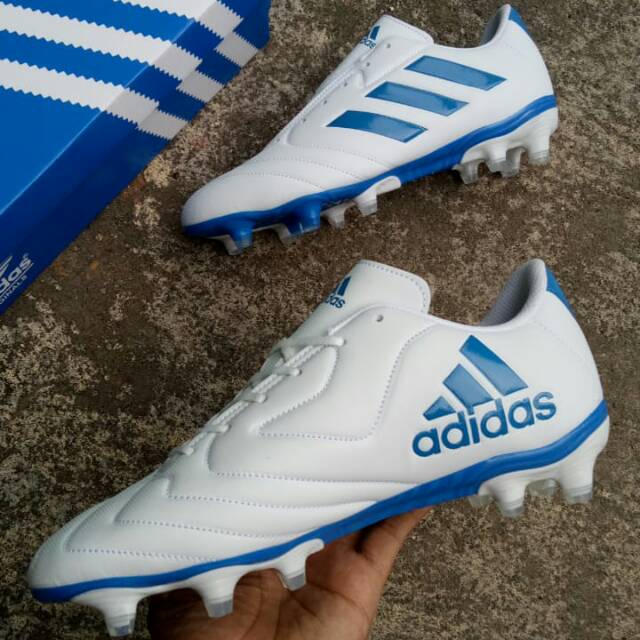 Adidas putih biru komponen all size