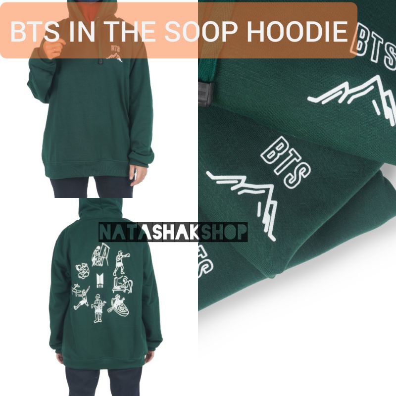 JAKET BTS IN THE SOOP/JAKET HOODIE BTS IN THE SOOP HOODIE MURAH/JAKET KPOP BTS IN THE SOOP