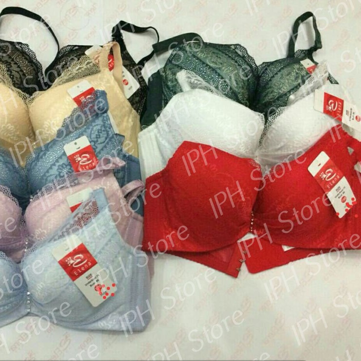 Bra / BH Elena 24412B (Busa Sedang, Pakai Kawat, Kait 3, Cup B)