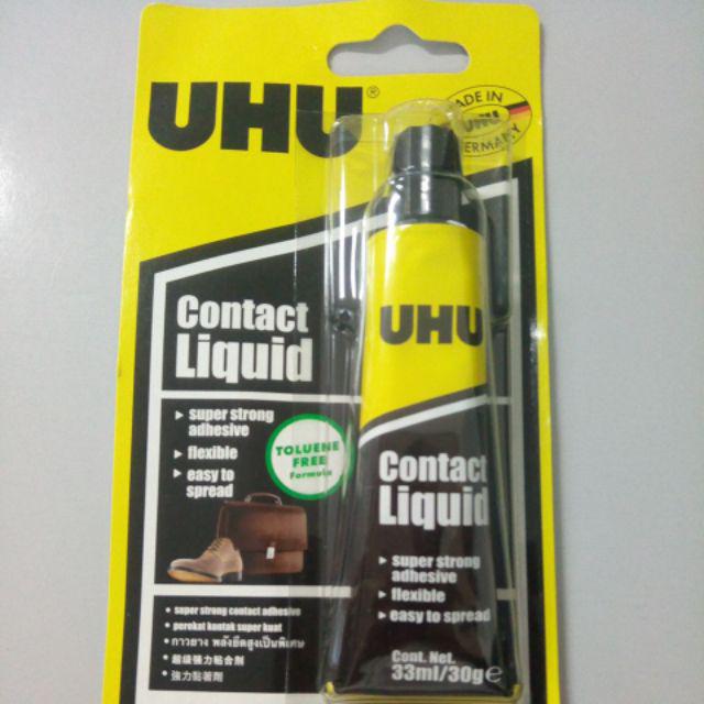 UHU Household Contact Liquid 33 ml Blister Lem Sepatu UHU Household Contact Liquid 33 ml Blister Lem Sepatu