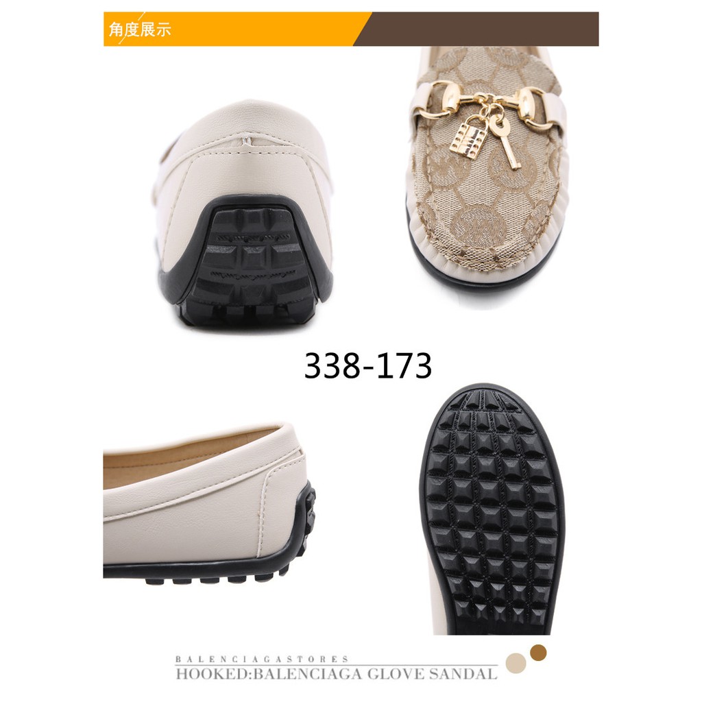 Suki Canvas and Leather Loafers 338-173