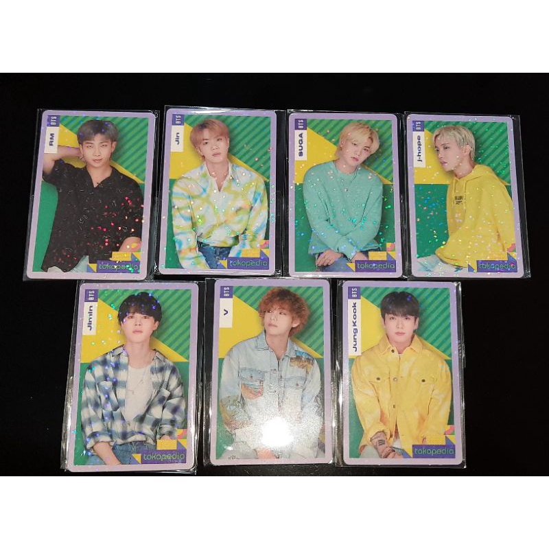 BTS photocard holo toko hijau versi 2