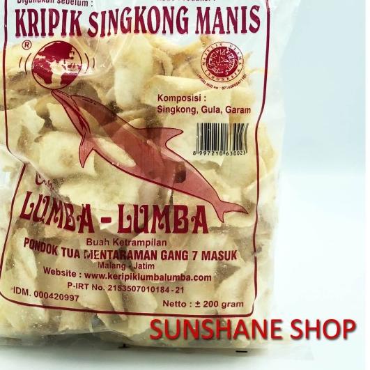 

✼ keripik kripik singkong cap lumba-lumba 200 gr 200gr manis asin - Asin ➽