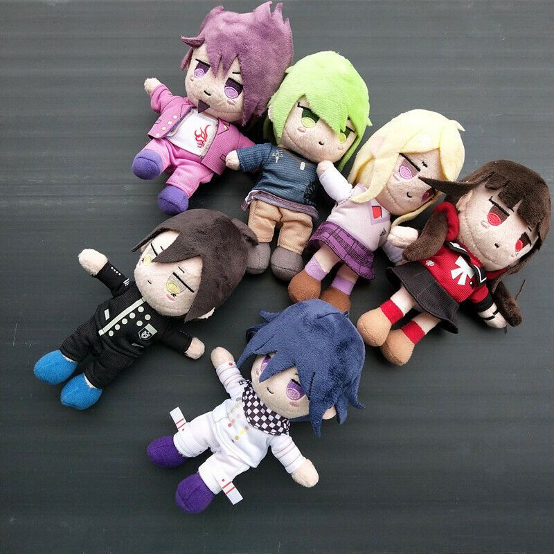 Anime Danganronpa V3 Dangan Ronpa Oma Kokichi Plush Toy Doll Key Chains Pendant