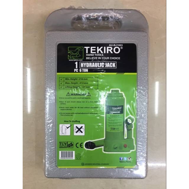 Dongkrak botol tekiro 6 ton