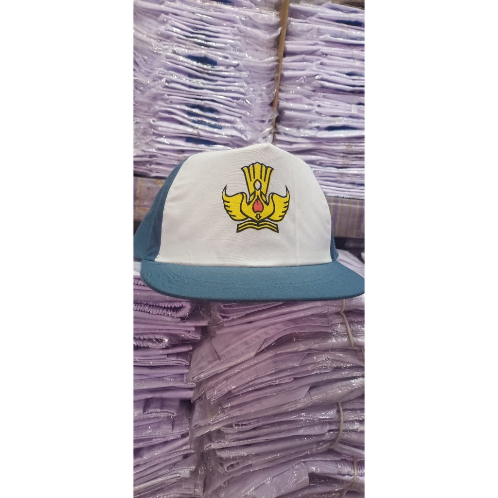 Topi Sekolah SMA Abu  Putih