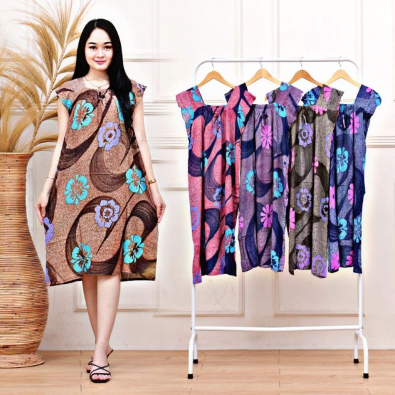 ( 3 pcs 99rb )Daster batik yukensi daster viral kekinian pekalongan