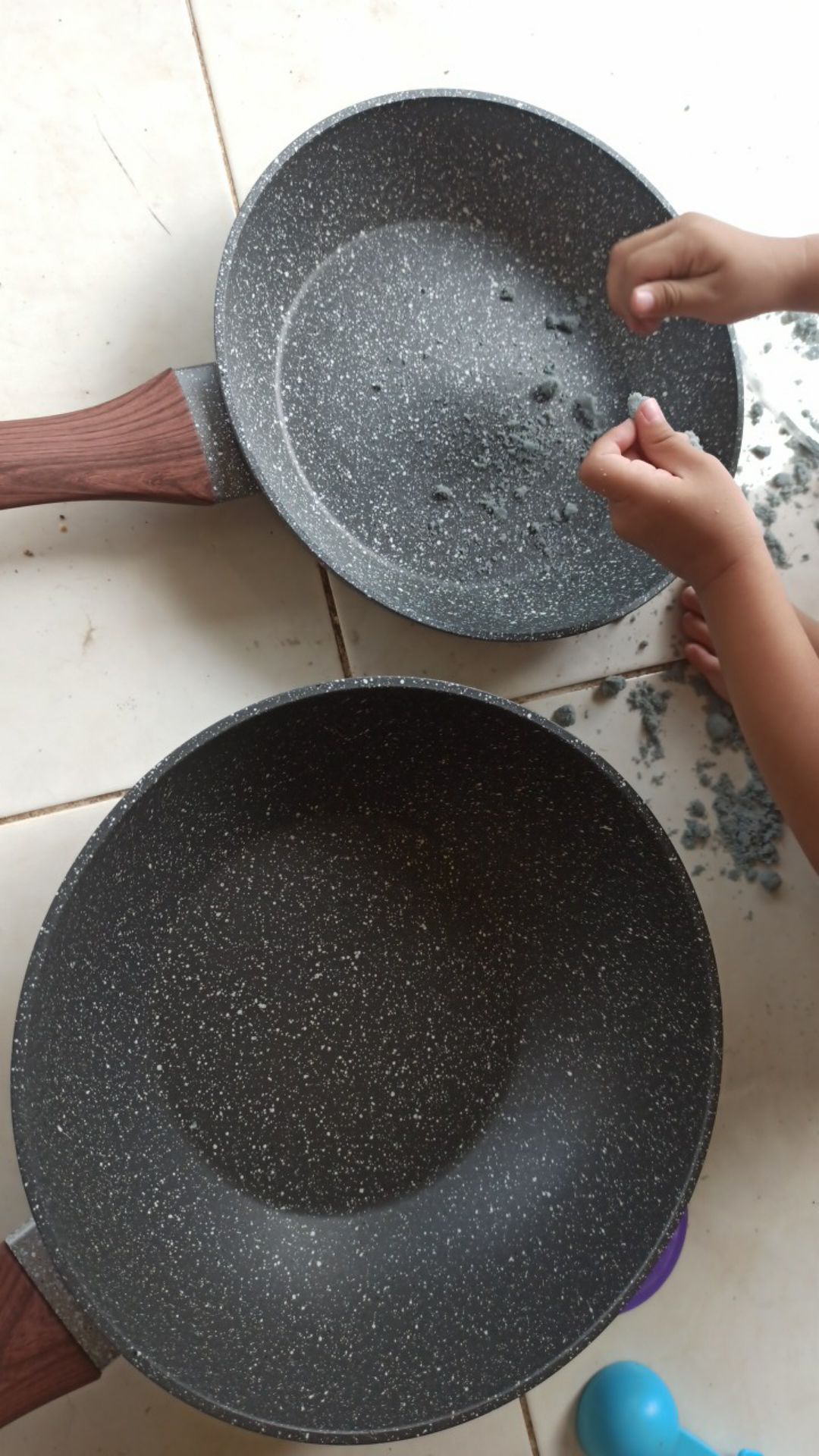 Fry Wok 24cm & Fry Pan 22cm Cypruz Marble