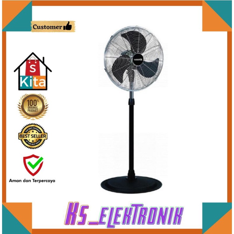 Kipas Angin/Kipas Angin Lantai Krisbow 50 Cm/kipas angin berdiri full besi