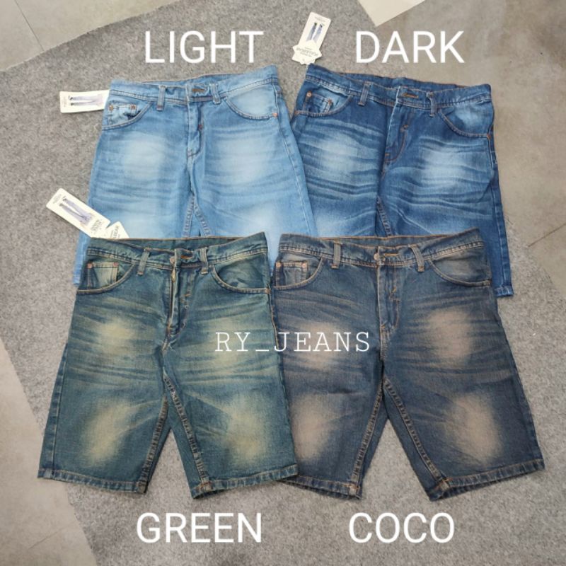 jeans pendek pria celana jeans pendek