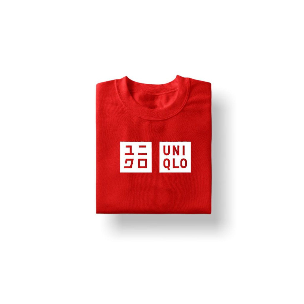 COD BAYAR DI TEMPAT KAOS BAJU UNIQLO LOGO KATUN KOMBED 30S PREMIUM DISTRO PRIA WANITA TSHIRT TEES-7