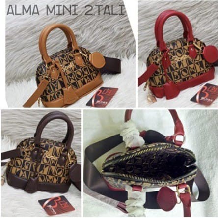 SALE  TAS WANITA ALMA BONIA PREMIUM ASLI IMPORT 2 STARP TAS FULL EMBOSED