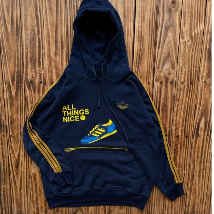 Keluaran Terbaru.. JAKET SWEATER HOODIE ADIDAS X OASIS WONDERWALL CASUAL